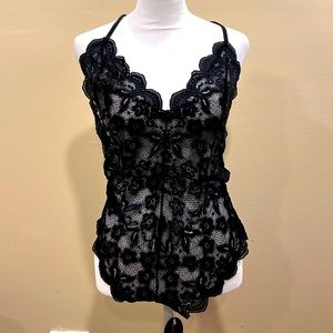 Black Lace Teddy